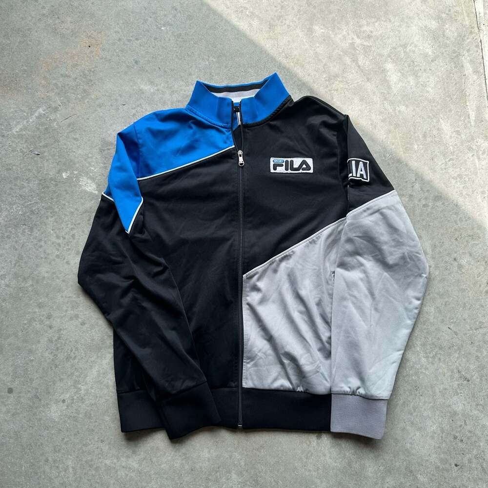 Vintage Fila Sport Italia Colorblock Full Zip Track Jacket